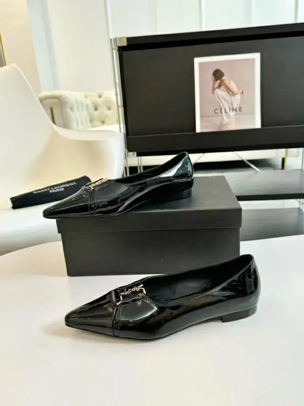 yves saint laurent ysl flat chaussures pour femme s_125ba132